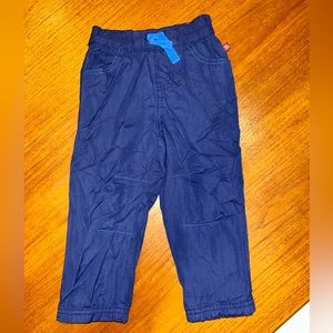 Gagou Tagou | blue rain lined sweatpants | size 24m